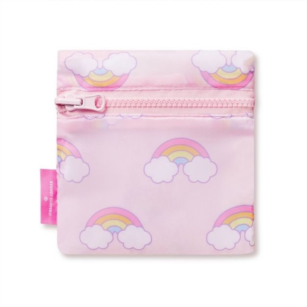 Stoney Clover Lane x Target Reusable Tote Bag Light Pink/Mini Rainbows nwt